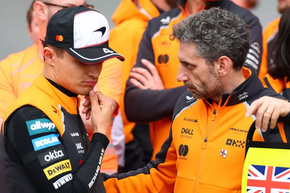 Lando Norris, McLaren, Andrea Stella