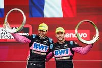 Ocon y Gasly logran un "incre&iacute;ble" doble podio para Alpine F1