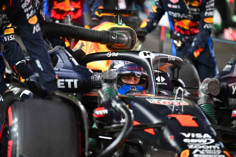 Max Verstappen, Red Bull Racing RB20, on the grid 