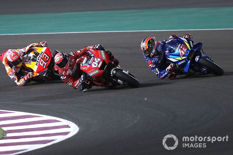 Rins admits Qatar MotoGP battles made him
