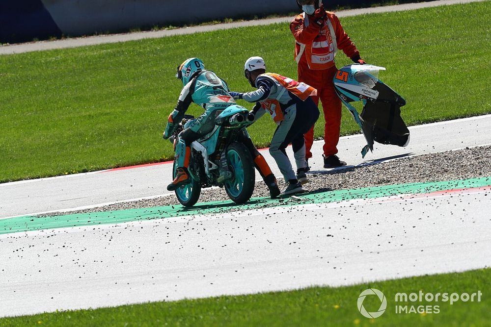 Jaume Masia, Leopard Racing crash