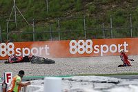 Dovizioso ve posibilidades del título a pesar del accidente 