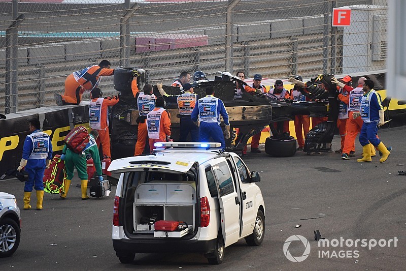 Diaporama - L'accident de Hülkenberg à Abu Dhabi