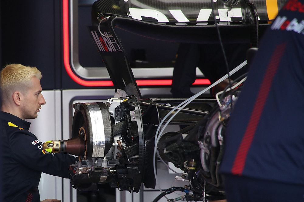 Red Bull Racing RB19 detalle trasero