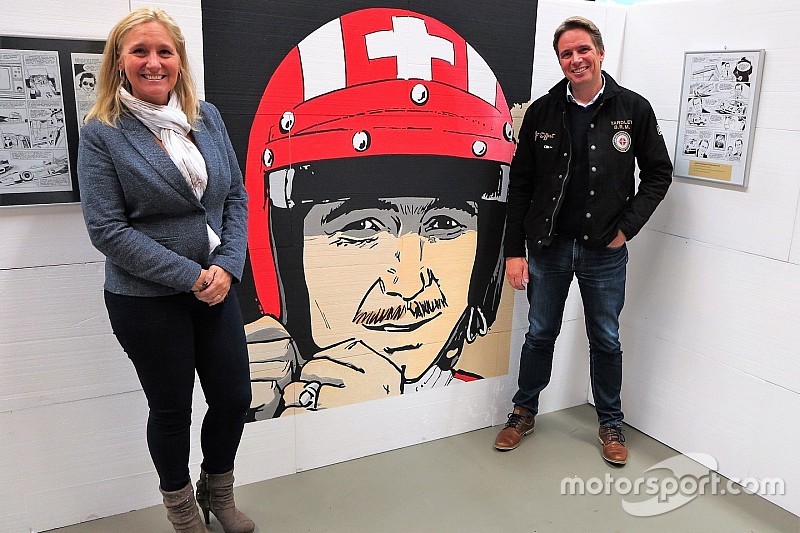 Zwei französische Autoren arbeiten an einem Comicstrip über Jo Siffert