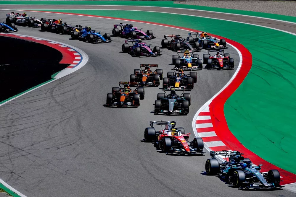 Lewis Hamilton, Ferrari, Max Verstappen, Red Bull Racing, George Russell, Mercedes, Lando Norris, McLaren