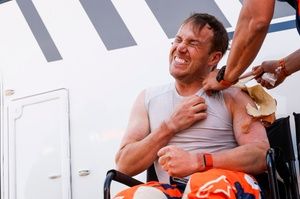 El calvario de Sanders en el Dakar: "Una tortura, mi cuerpo est&aacute; completamente roto"