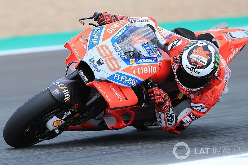 Lorenzo está satisfecho con las mejoras que llevó Ducati a España