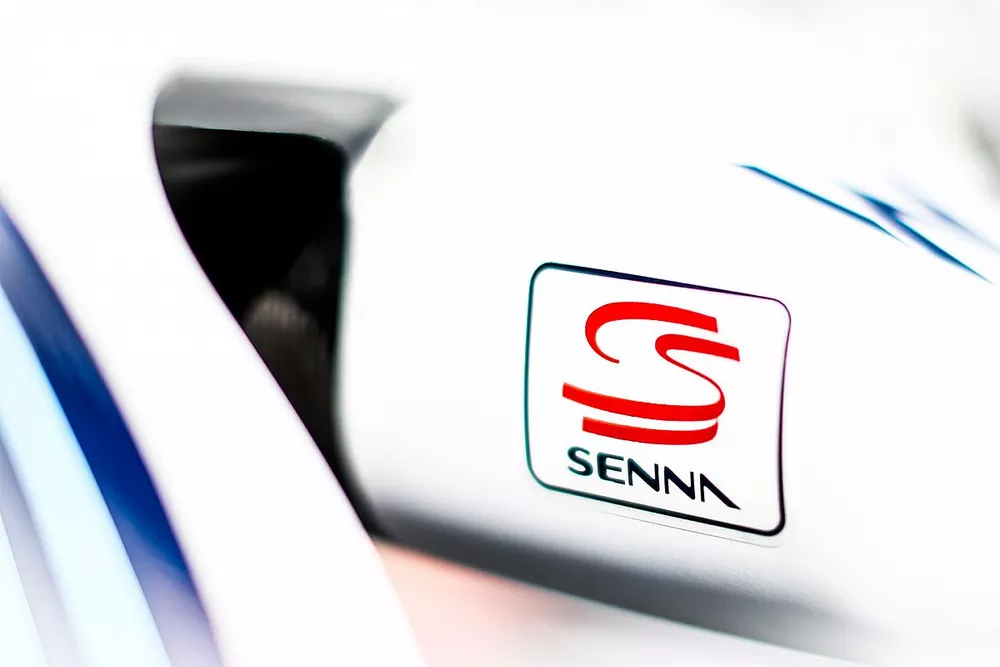 Logo Senna sur la Williams FW40