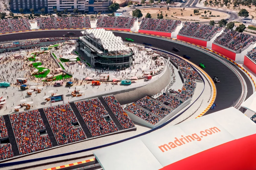Render de Madring, sede del GP de Espa&ntilde;a 2026 de la F1
