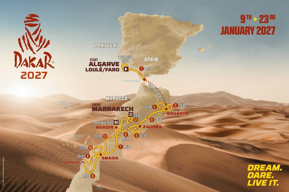 Dakar Rally 2027 to be Held in Portugal and Morocco