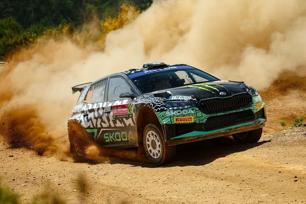 Oliver Solberg, Elliott Edmondson, Toksport WRT Skoda Fabia Evo Rally2