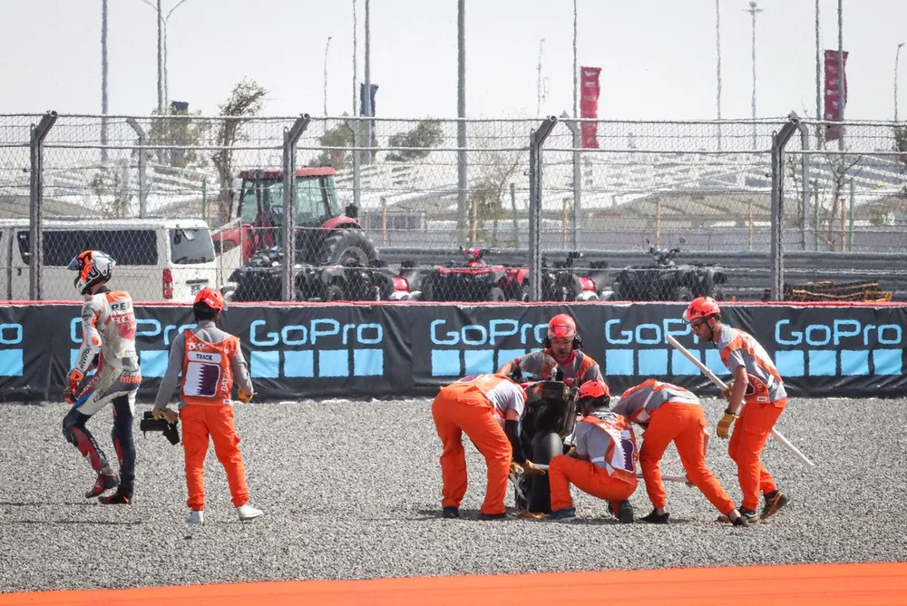 Luca Marini, Repsol Honda Team crash