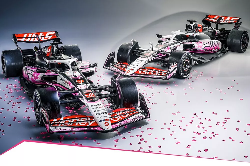 Livrea speciale Haas F1 per il Gran Premio del Giappone 2025