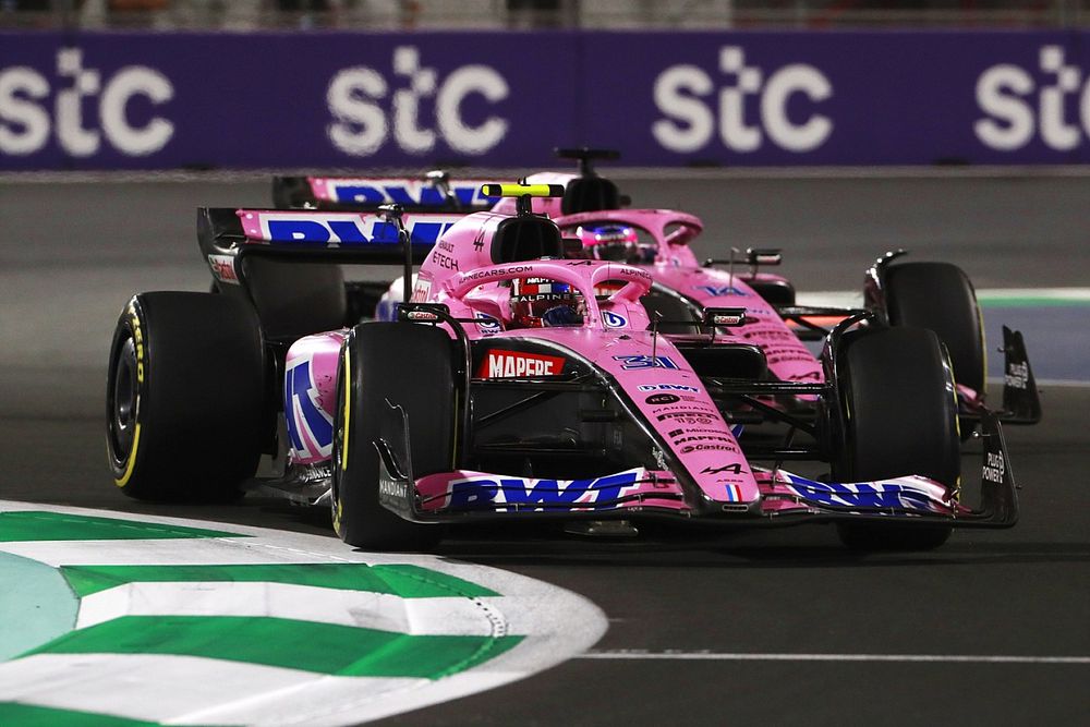 Esteban Ocon, Alpine A522, Fernando Alonso, Alpine A522