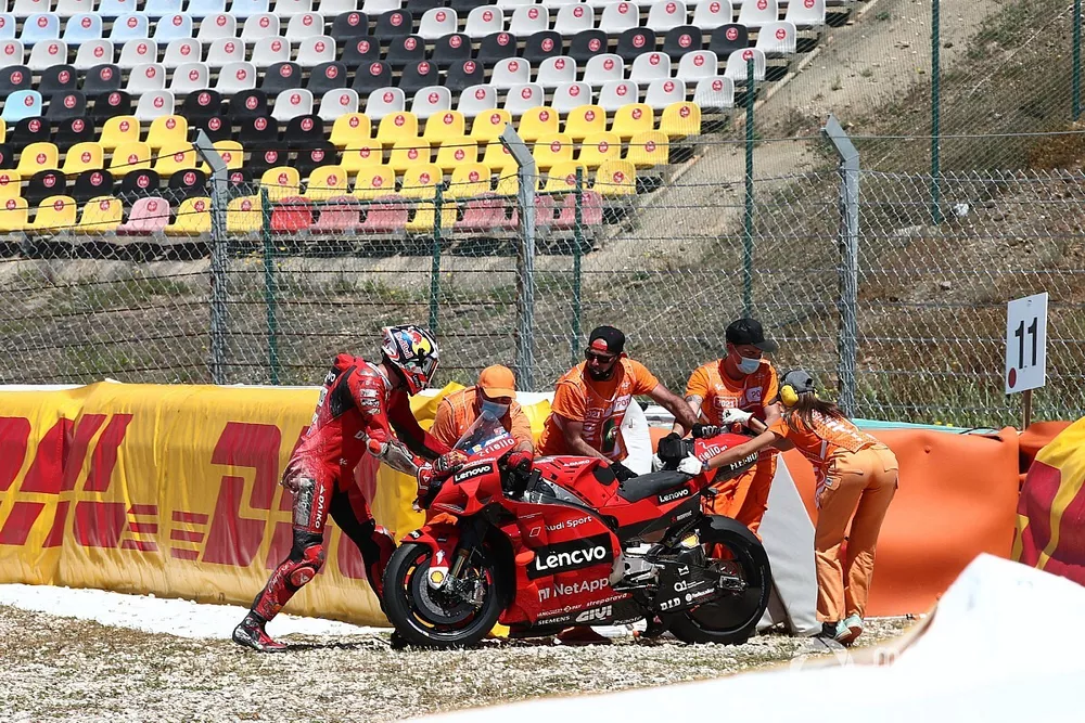 Ca&iacute;da de Jack Miller, Ducati Team 