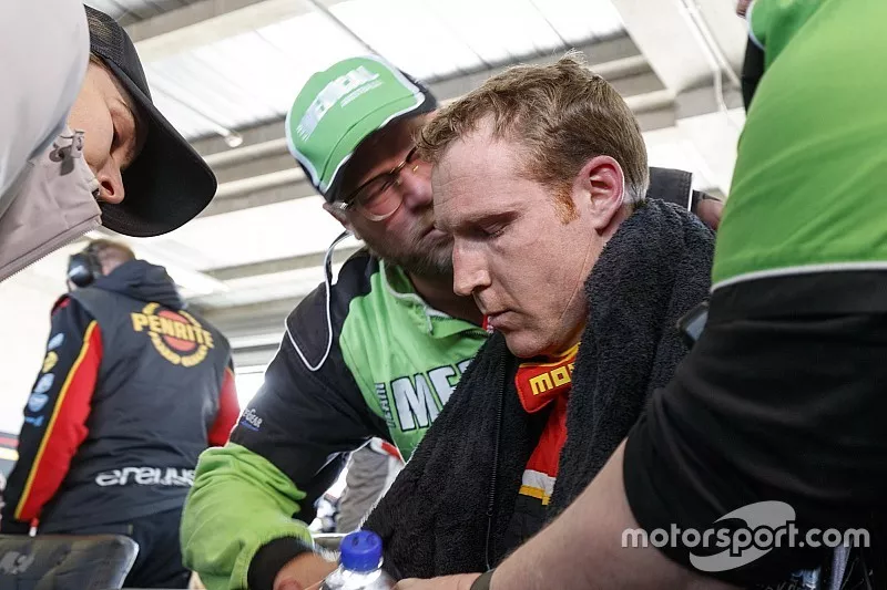 David Reynolds, Erebus Motorsport Holden was distraught after the race