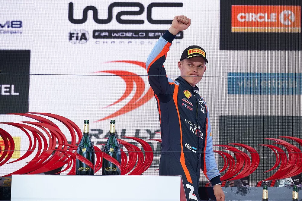 Podium : Ott Tanak, Hyundai World Rally Team