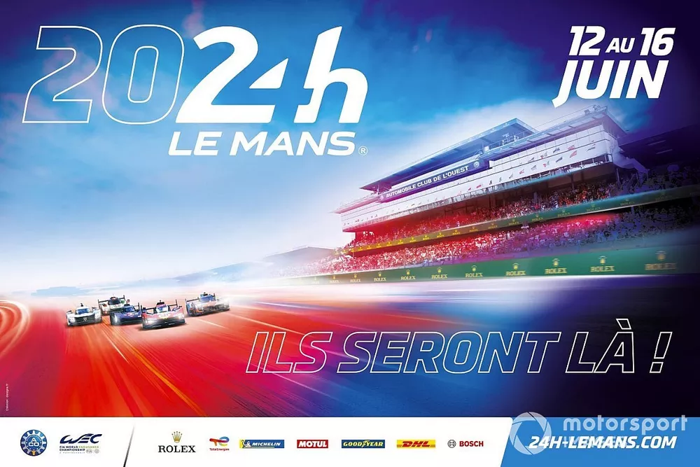 L'affiche des 24 Heures du Mans 2024