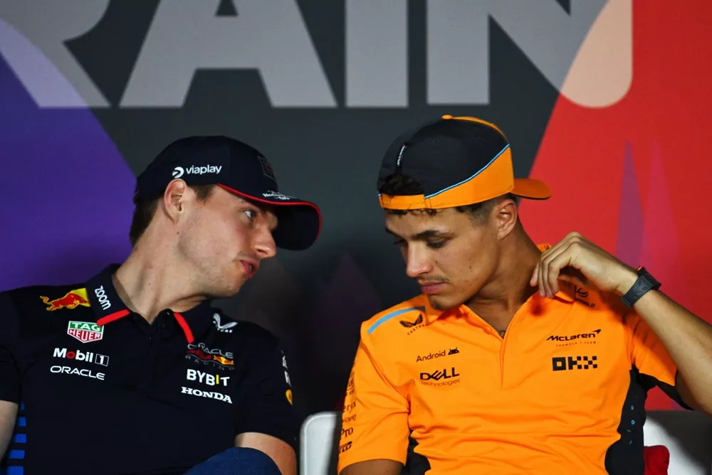 Press Conference
Max Verstappen, Red Bull Racing, and Lando Norris, McLaren F1 Team
