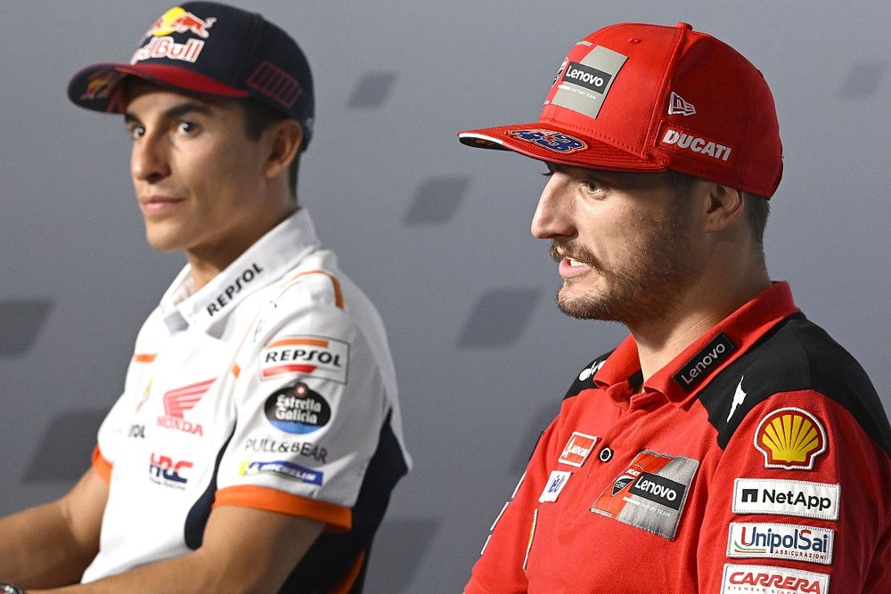 Marc Márquez, equipo Repsol Honda, Jack Miller, equipo Ducati