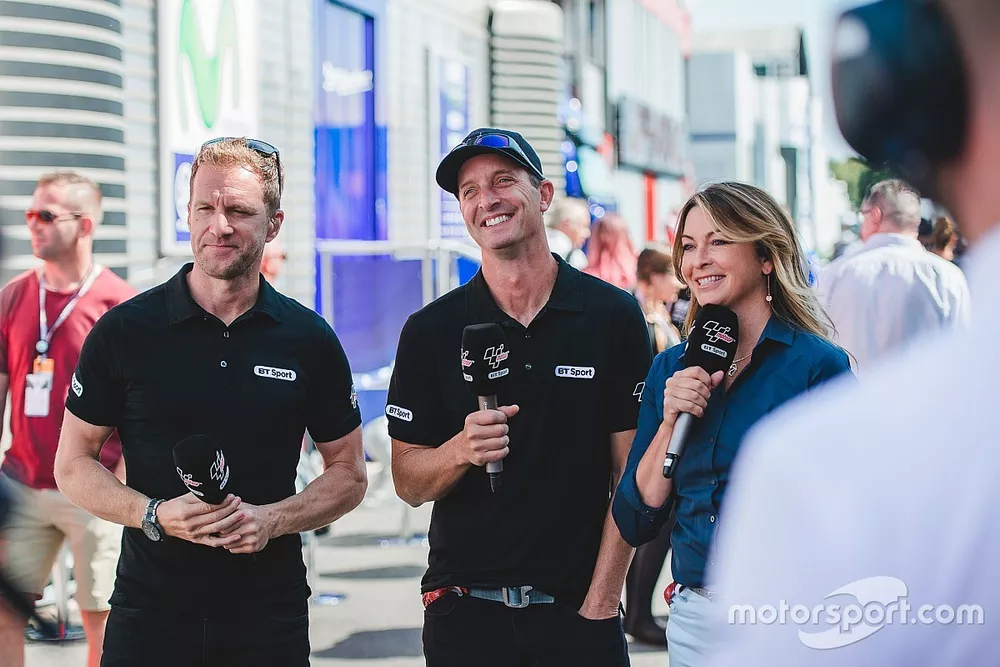 Suzi Perry, Colin Edwards, Neil Hodgson, BT Sport