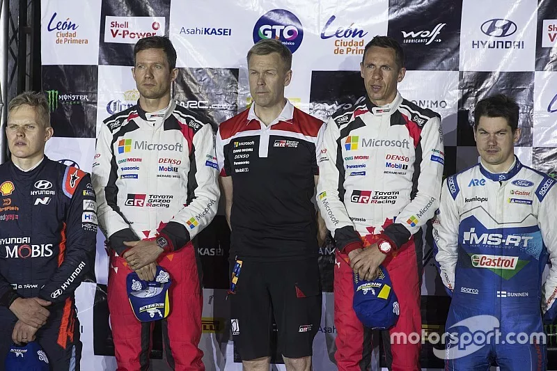 Podium: Winner Sébastien Ogier, Julien Ingrassia, Toyota Gazoo Racing WRT Toyota Yaris WRC