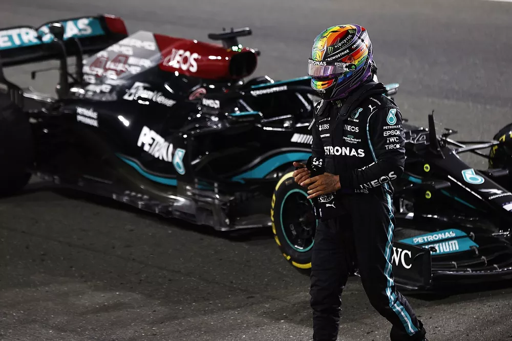 Lewis Hamilton, Mercedes, ganador del GP de Qatar