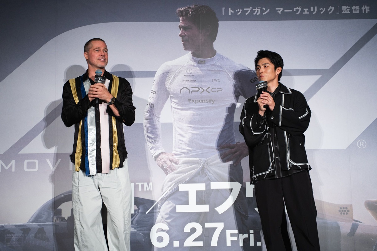 最終値下 F1 ブラッド・ピット 舞台挨拶 直筆サイン チラシ フライヤー