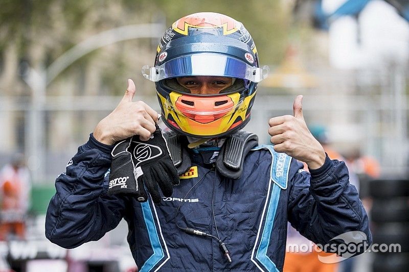 Pole position for Alexander Albon, DAMS