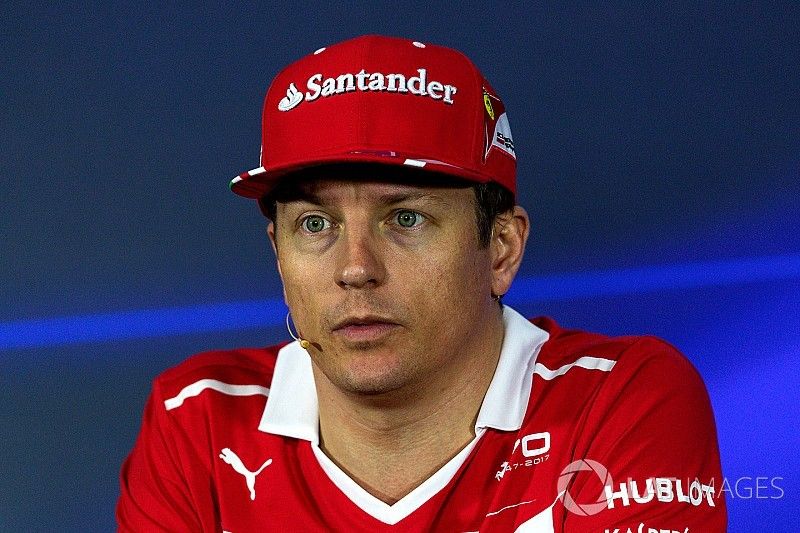 Kimi Raikkonen, Ferrari en la Conferencia de prensa