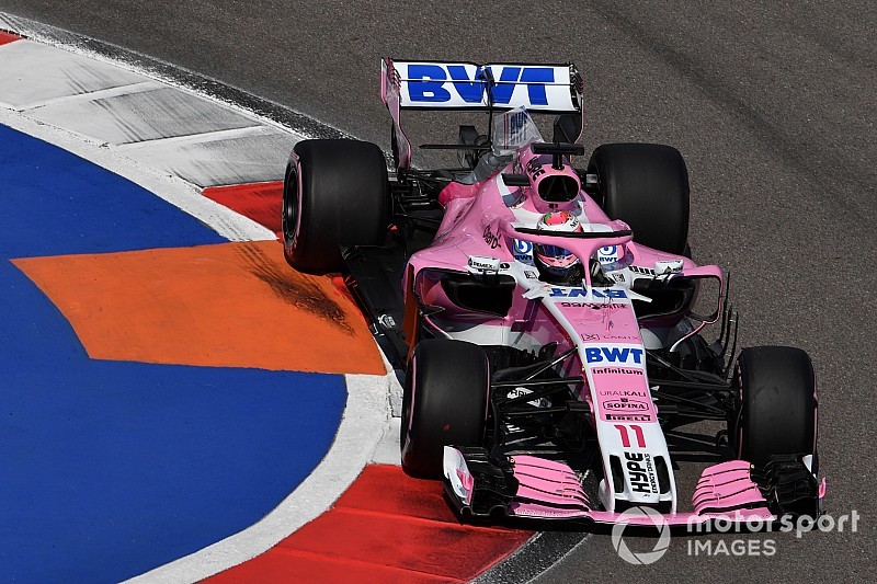 Pérez reconoce que erró en su vuelta rápida en la Q3 en Rusia
