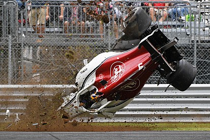 Gallery: Marcus Ericsson’s huge F1 crash at Monza