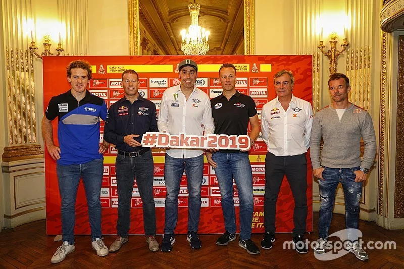 Xavier de Soultrait, Mathieu Baumel, Nani Roma, Carlos Sainz et S&eacute;bastien Loeb