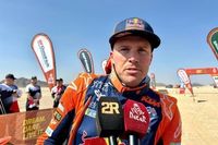 Sanders, tras romperse la clav&iacute;cula: "El accidente fue aterrador, pero no me rendir&eacute;"