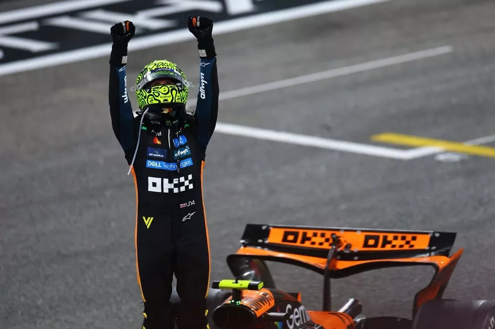 ランド・ノリス、悲願のF1初王座！ 優勝フェルスタッペン2点差に迫るも