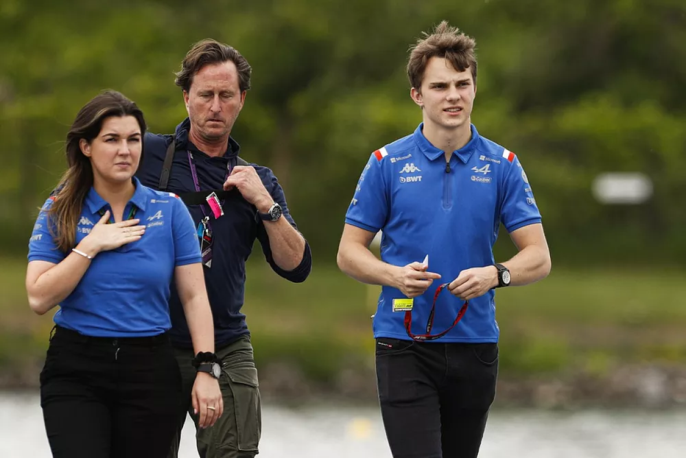 Oscar Piastri, pilote de r&eacute;serve, Alpine F1 Team 