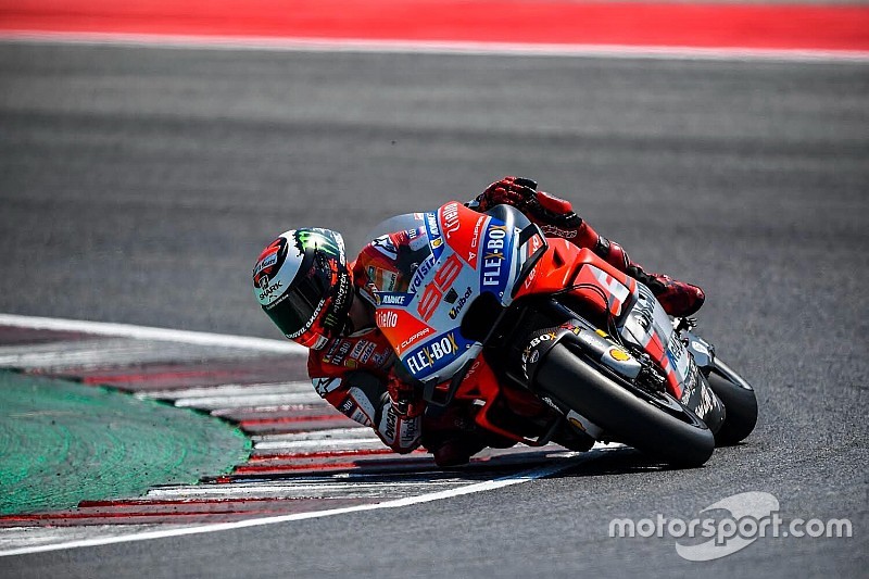 Tempuh 72 lap, Lorenzo puncaki tes privat Misano