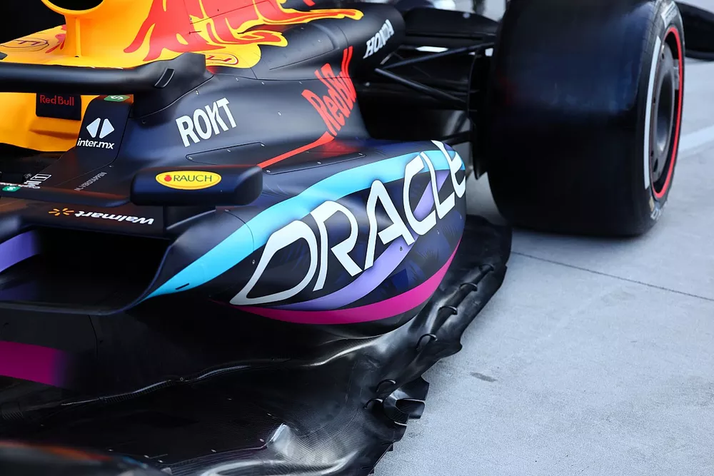 Red Bull Racing RB19 side detail