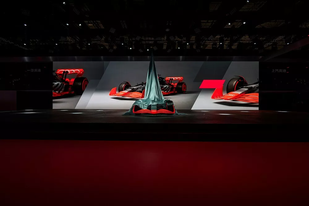 Markus Duesmann, CEO de Audi, durante la rueda de prensa de Audi en Auto Shanghai 2023