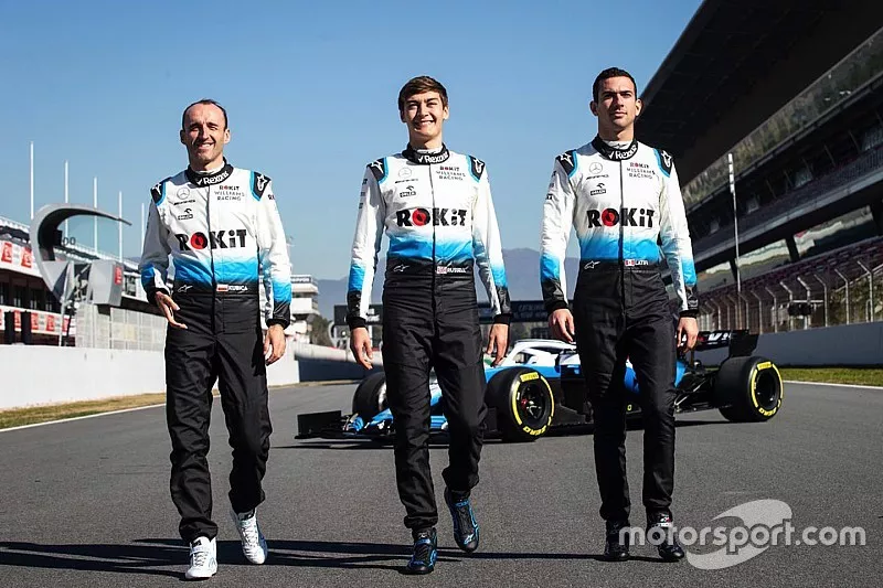 George Russell, Williams, Robert Kubica, Williams, Nicholas Latifi, Williams
