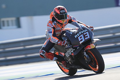 Márquez toma la cabeza en la última mañana de test en Jerez