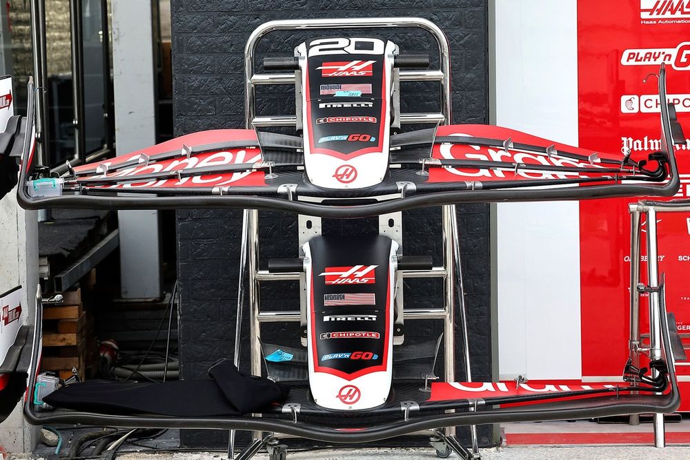 Alerón delantero del Haas VF-24