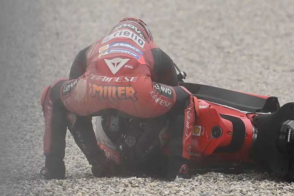 Ca&iacute;da de Jack Miller, Ducati Team