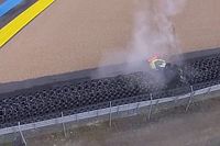 El primer accidente fuerte de las 24h de Le Mans 2021