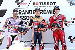 Parrilla de salida para el GP de Portugal de MotoGP