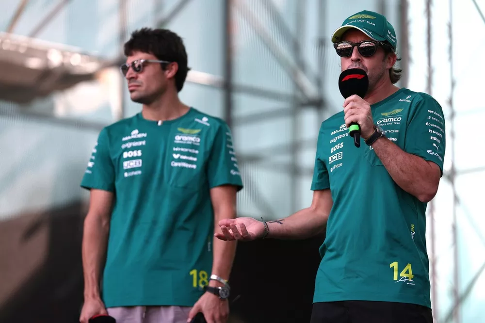 Lance Stroll, Aston Martin Racing, Fernando Alonso, Aston Martin Racing