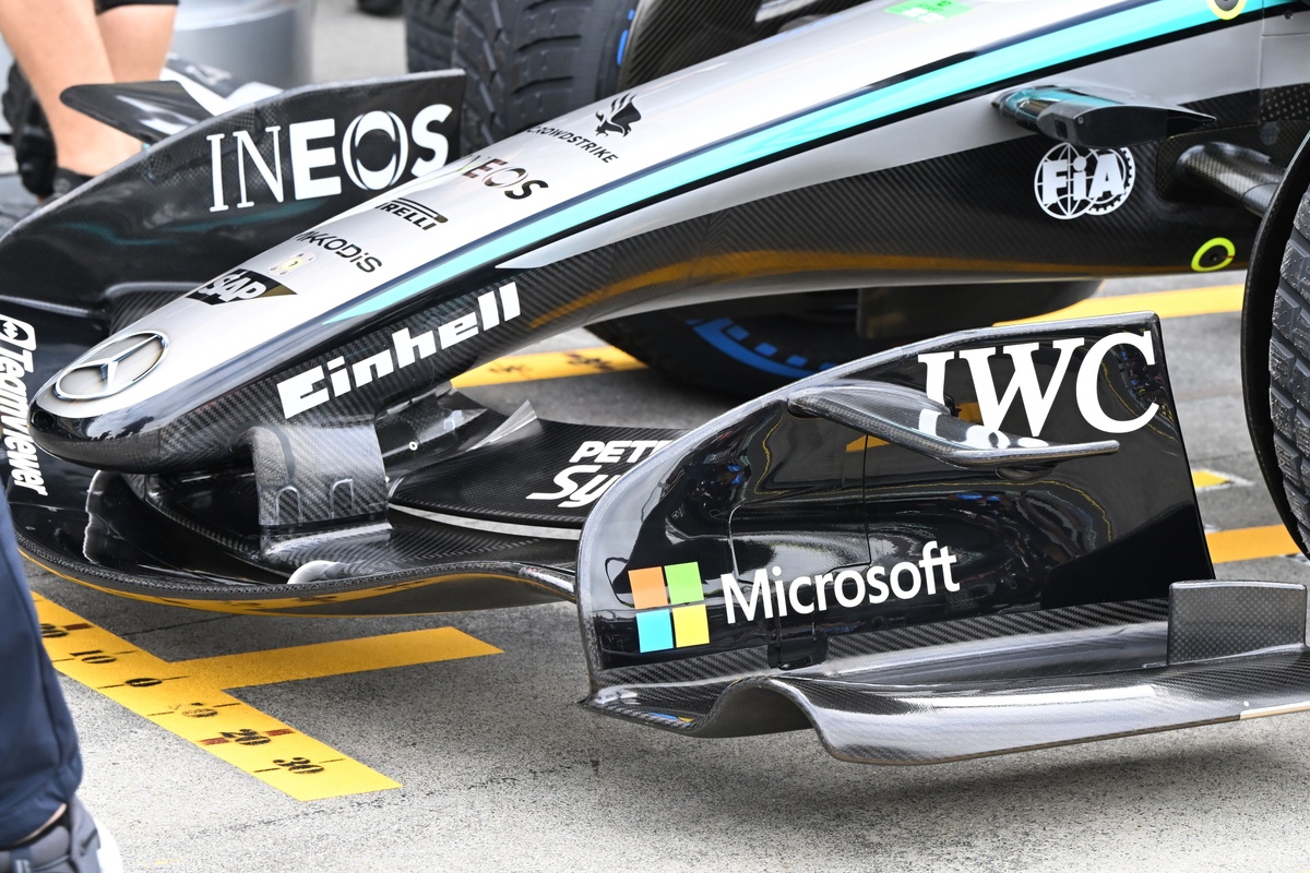 F1 | Mercedes:  la W17 dispiega le ali e prolunga l'estrazione del diffusore