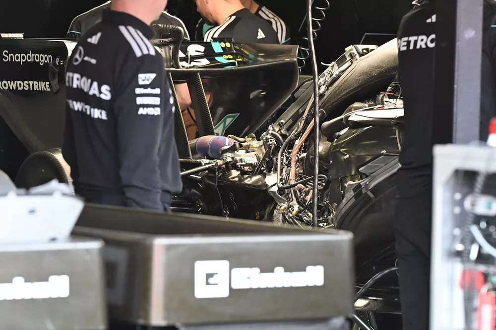 Mercedes W17, detalle t&eacute;cnico 