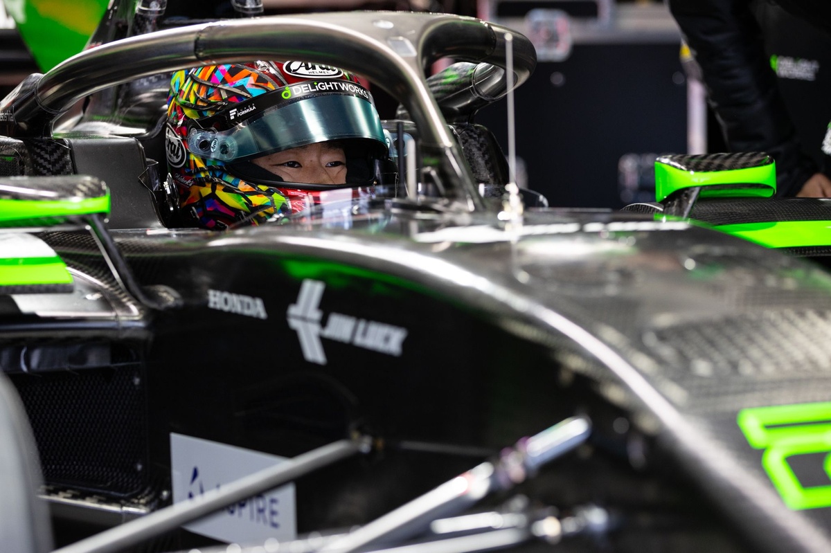 やっぱりここで活躍したい」松下信治、久々のフォーミュラに笑顔。新